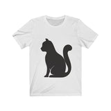 Cat Silhouette Short Sleeve T-Shirt (Unisex)