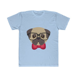 Brainy Dog with Glasses and Mustache T-Shirt (Unisex)