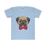 Brainy Dog with Glasses and Mustache T-Shirt (Unisex)