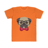 Brainy Dog with Glasses and Mustache T-Shirt (Unisex)